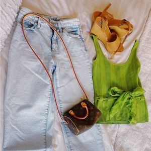 GREEN TANK TOP🤸‍♀️😊💚!!!!!